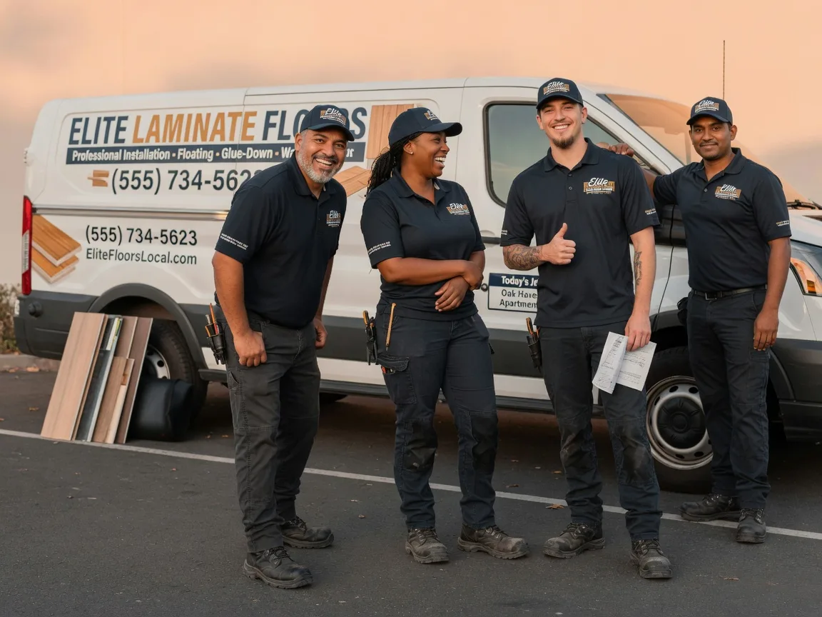 Laminate flooring installation company in Hampden, ND
